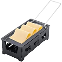 para Queso Raclette- Queso portátil Antiadherente Bandeja de Horno Raclette Rotaster Estufa Sistema de Herramienta Que…